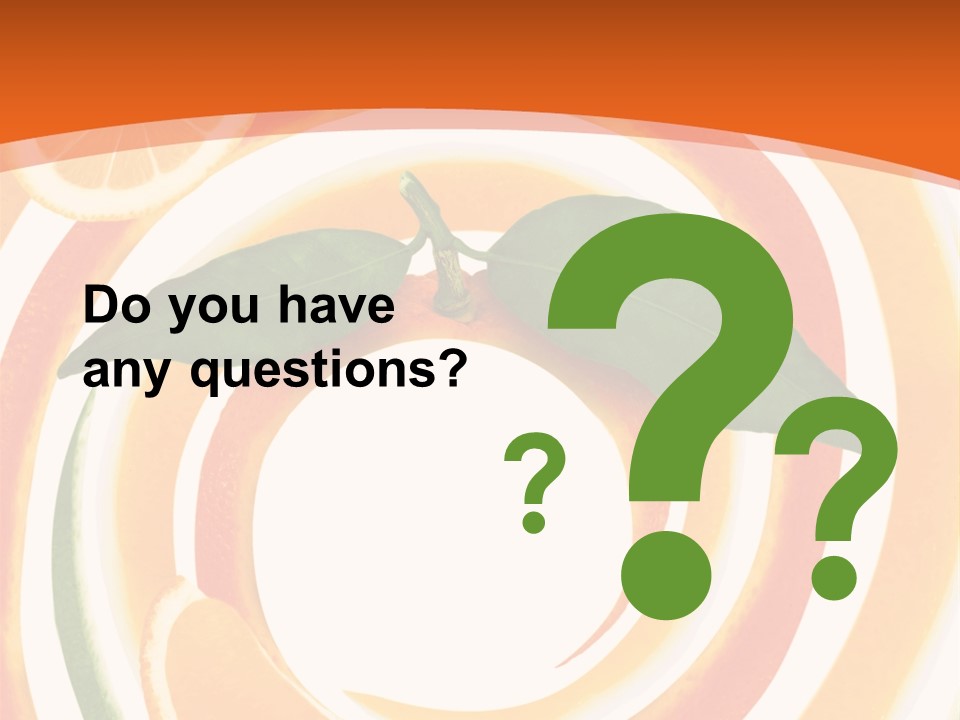 Nature Abstract Food PowerPoint Template