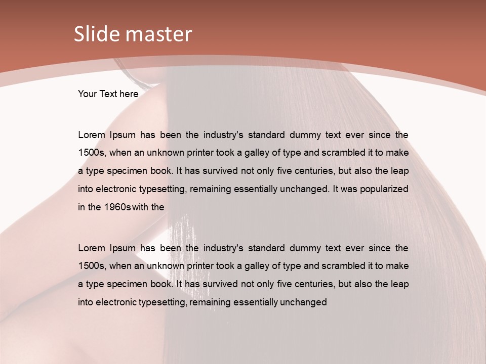 Complexion Care Sensuality PowerPoint Template