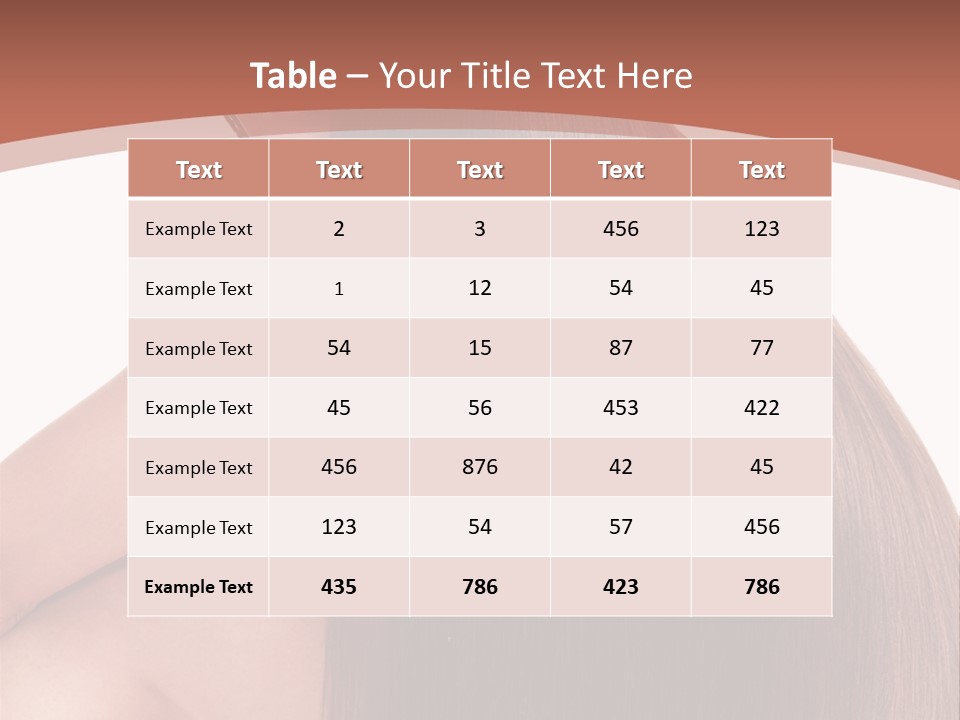 Complexion Care Sensuality PowerPoint Template