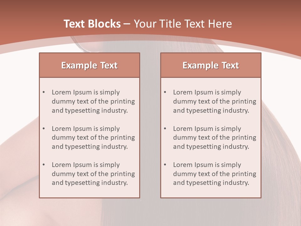 Complexion Care Sensuality PowerPoint Template