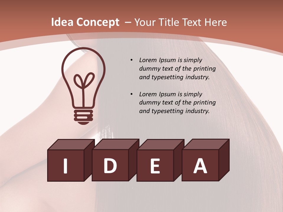 Complexion Care Sensuality PowerPoint Template