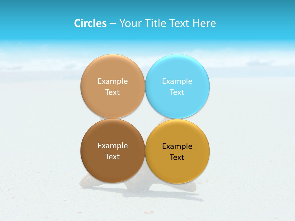 Copy Waves Close PowerPoint Template