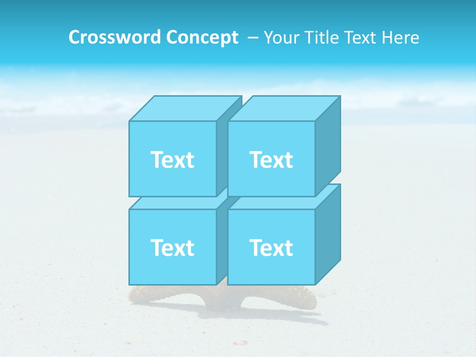 Copy Waves Close PowerPoint Template