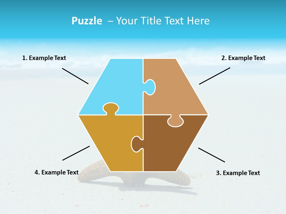 Copy Waves Close PowerPoint Template