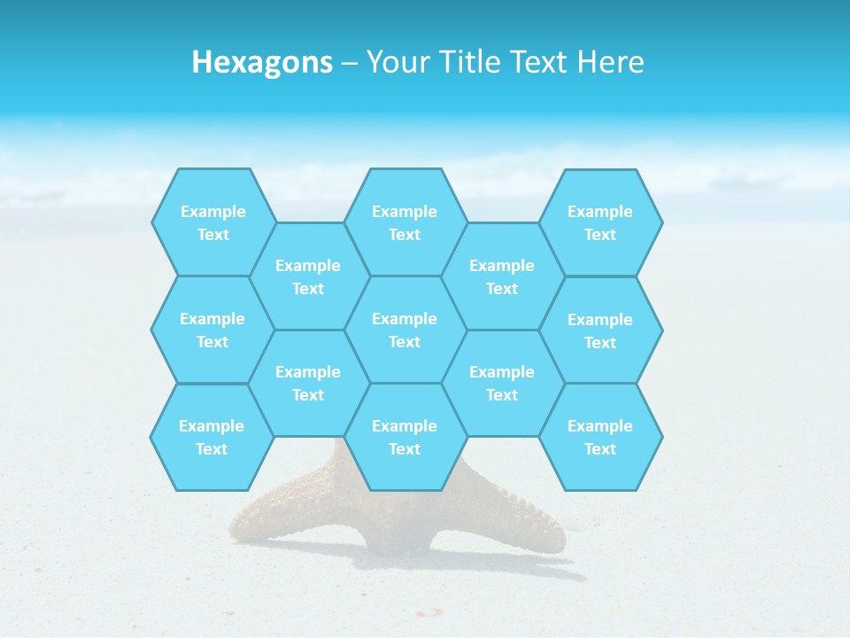 Copy Waves Close PowerPoint Template