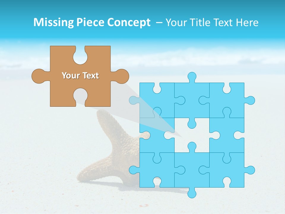 Copy Waves Close PowerPoint Template