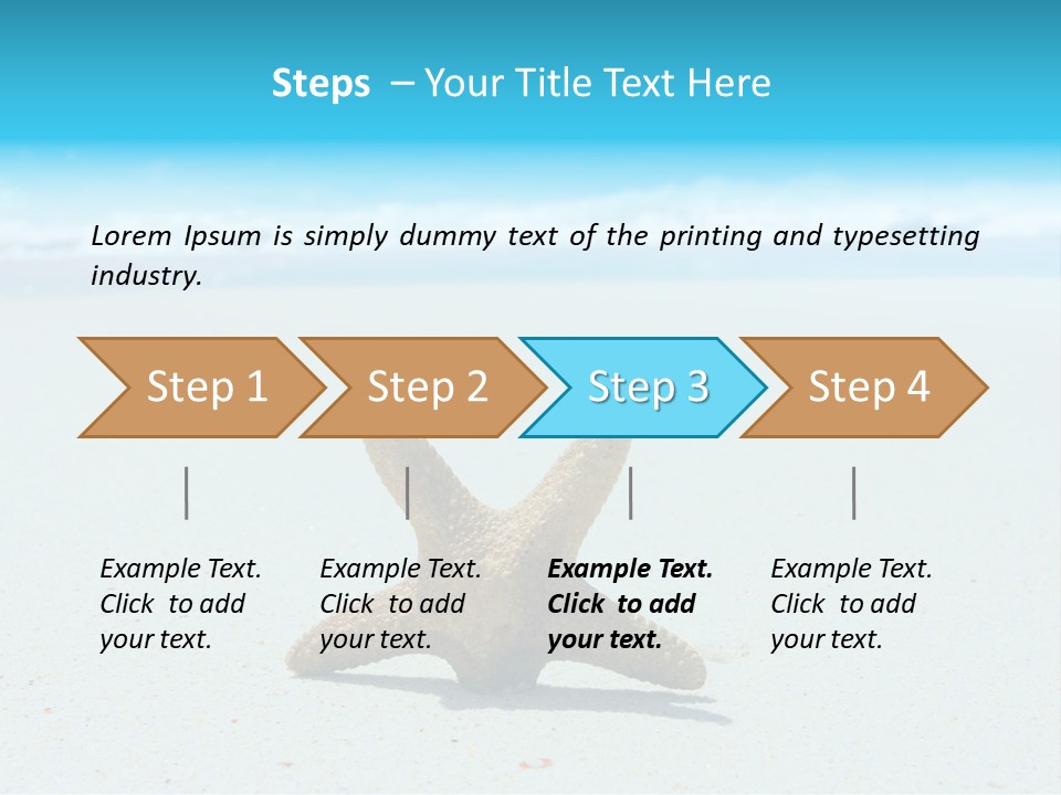Copy Waves Close PowerPoint Template