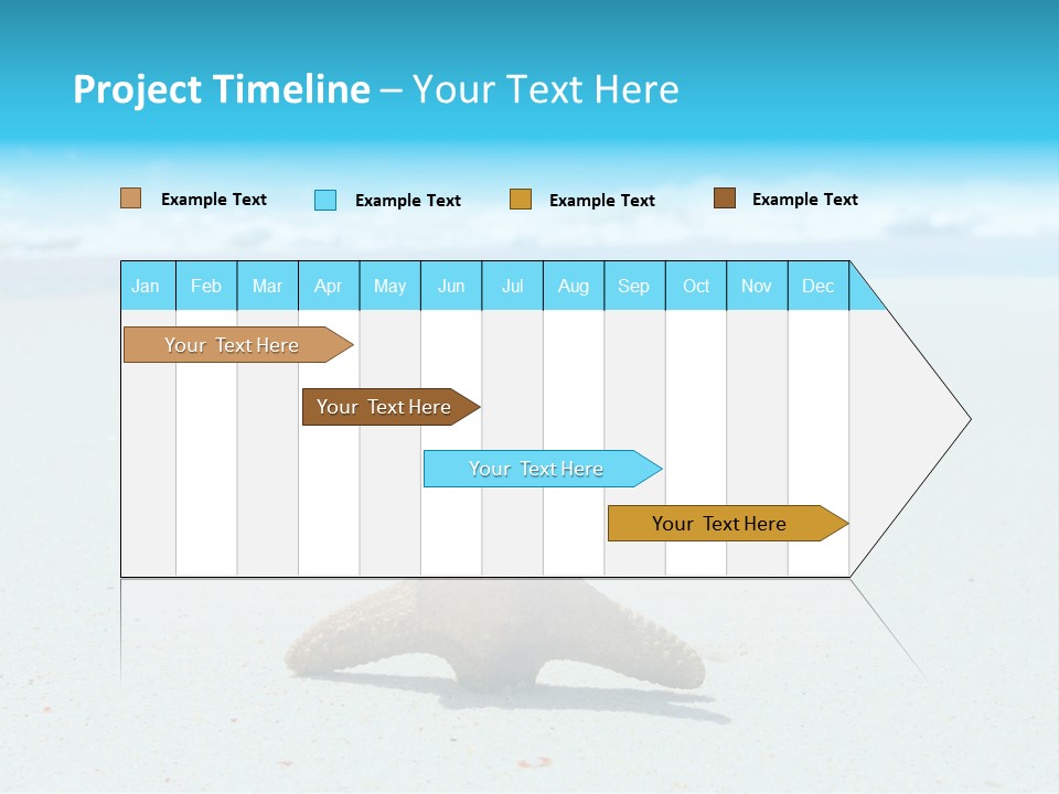 Copy Waves Close PowerPoint Template