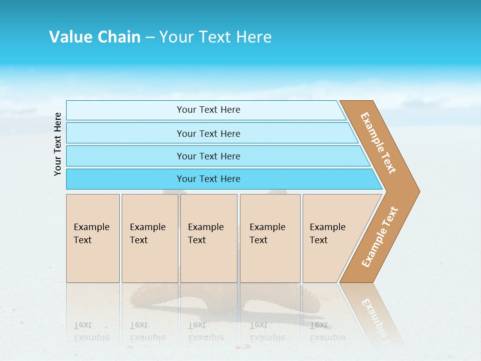 Copy Waves Close PowerPoint Template