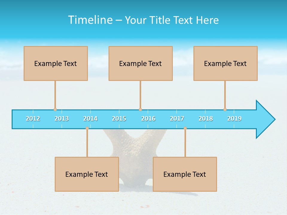 Copy Waves Close PowerPoint Template