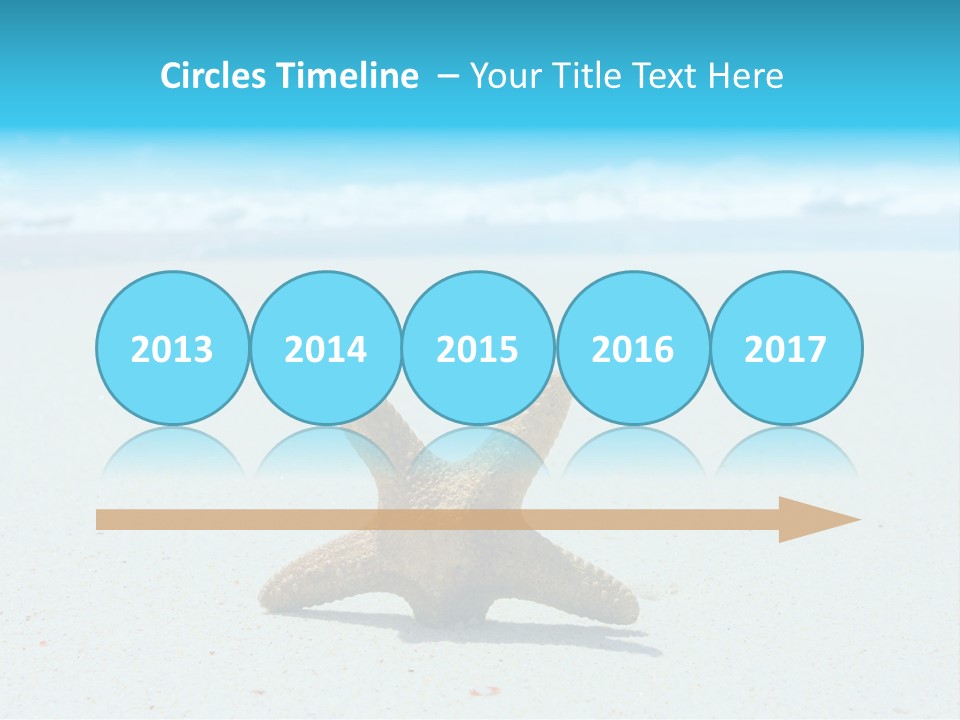 Copy Waves Close PowerPoint Template