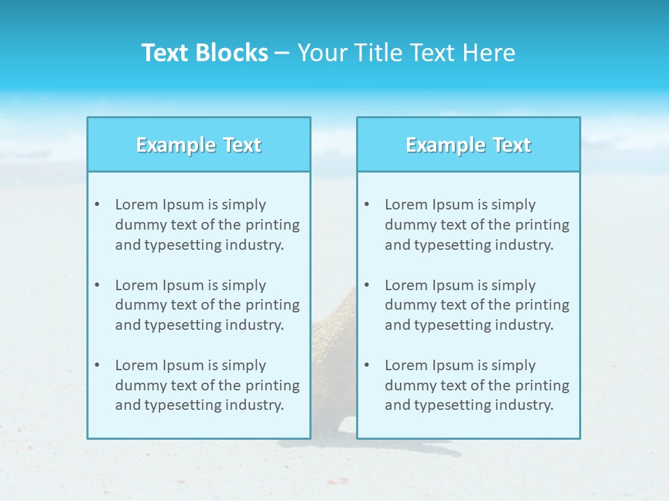 Copy Waves Close PowerPoint Template
