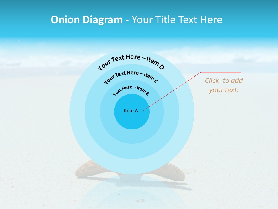 Copy Waves Close PowerPoint Template