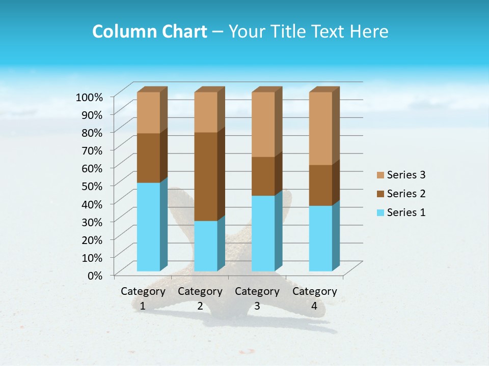 Copy Waves Close PowerPoint Template