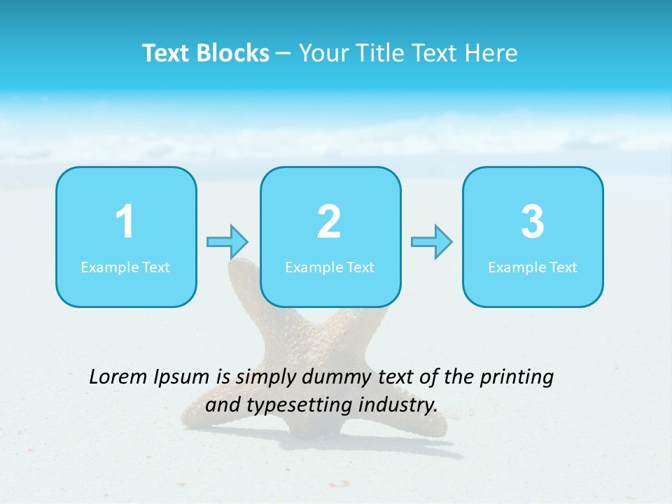 Copy Waves Close PowerPoint Template