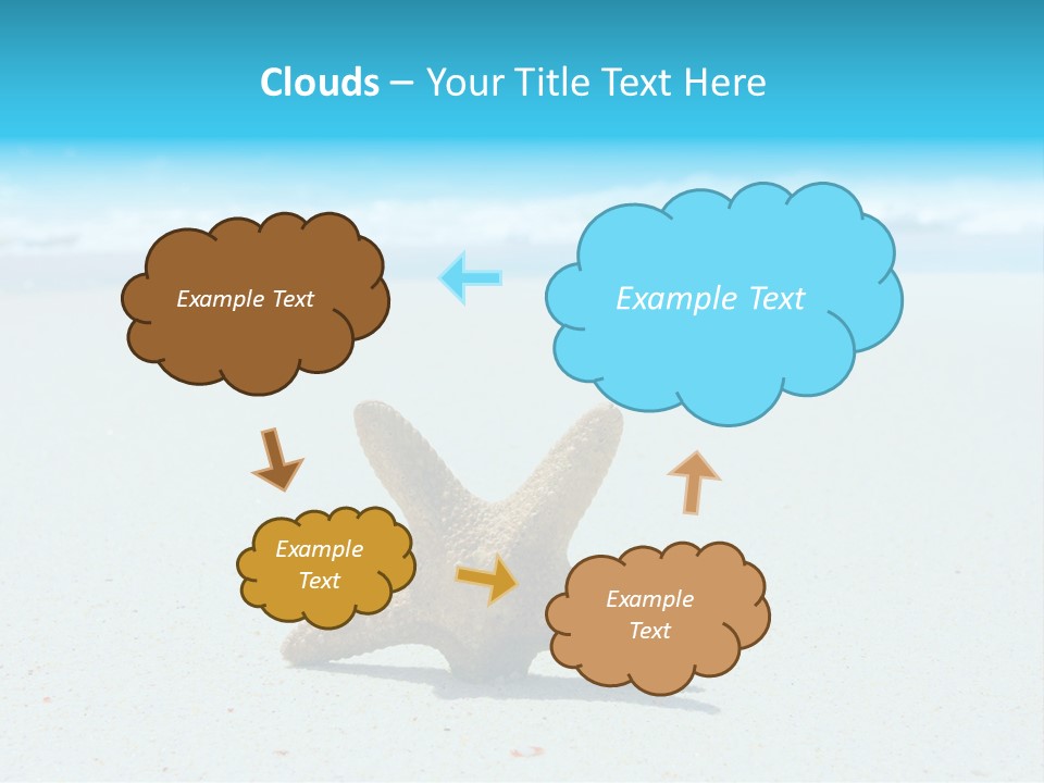 Copy Waves Close PowerPoint Template