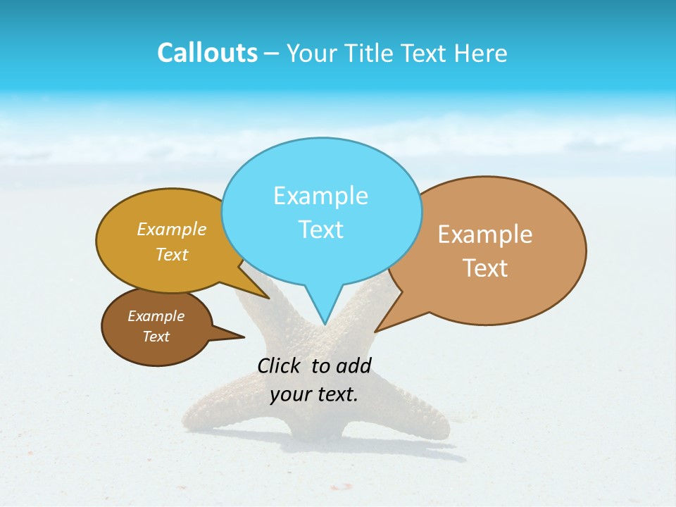 Copy Waves Close PowerPoint Template