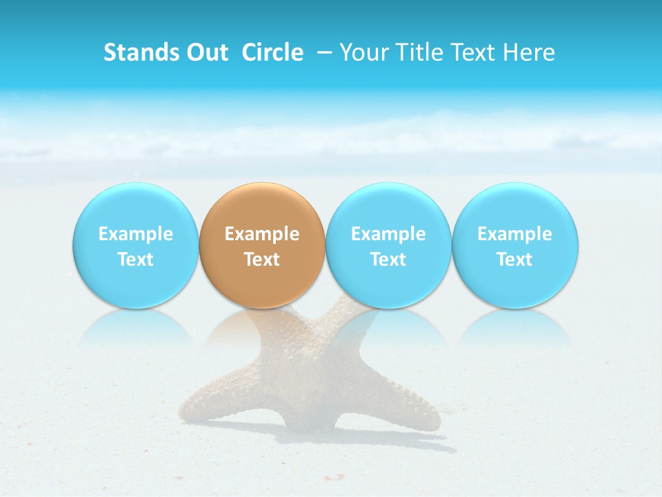 Copy Waves Close PowerPoint Template