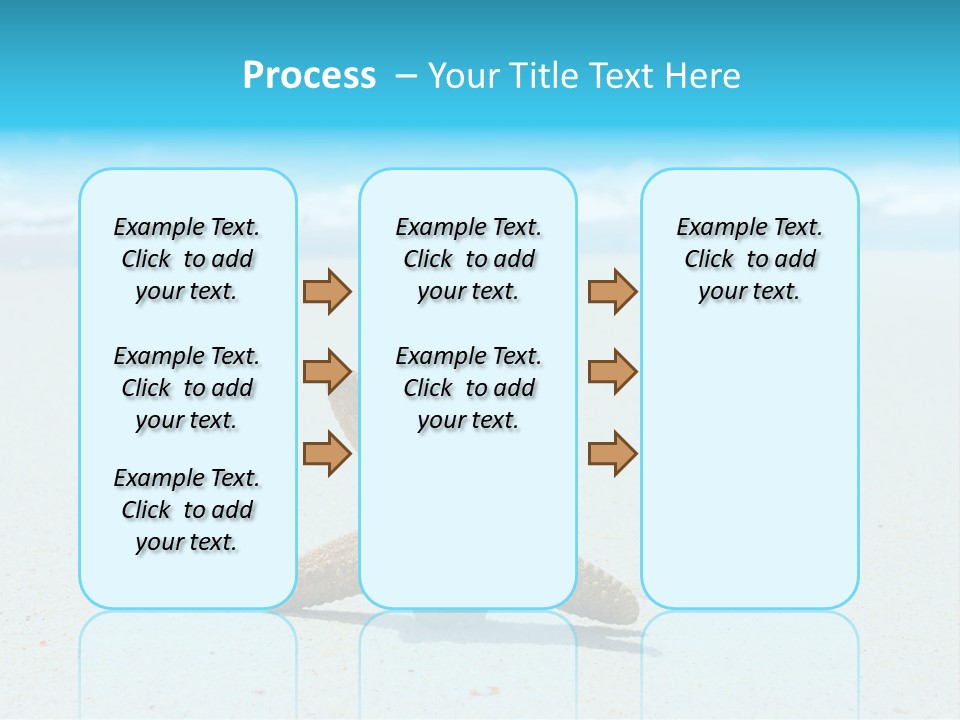 Copy Waves Close PowerPoint Template