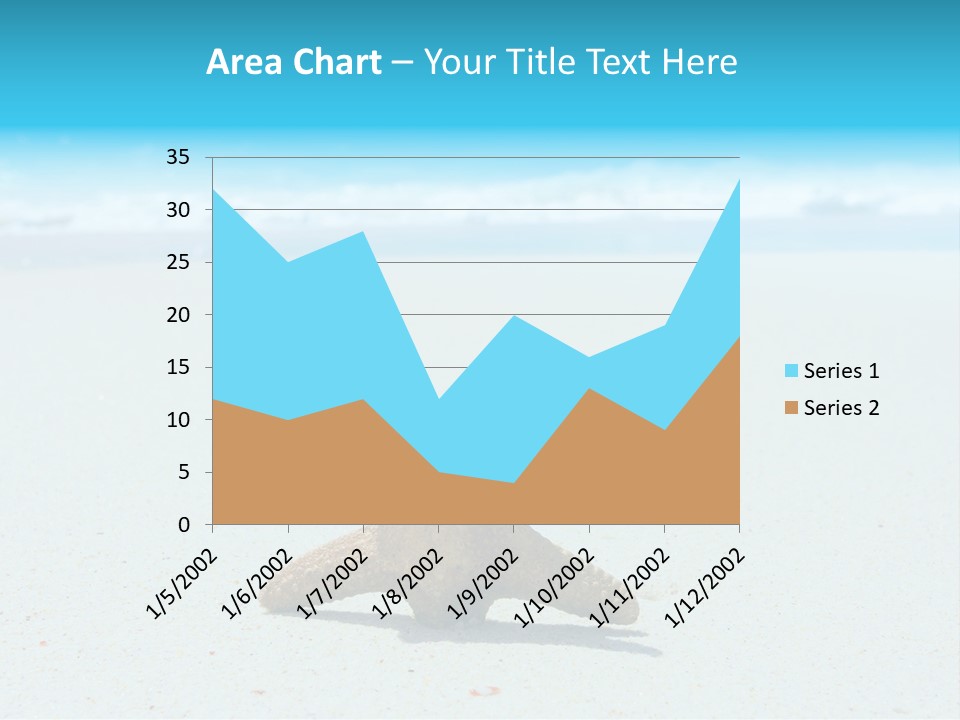 Copy Waves Close PowerPoint Template