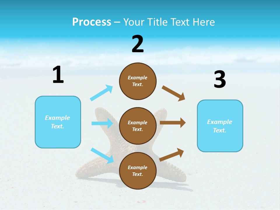 Copy Waves Close PowerPoint Template
