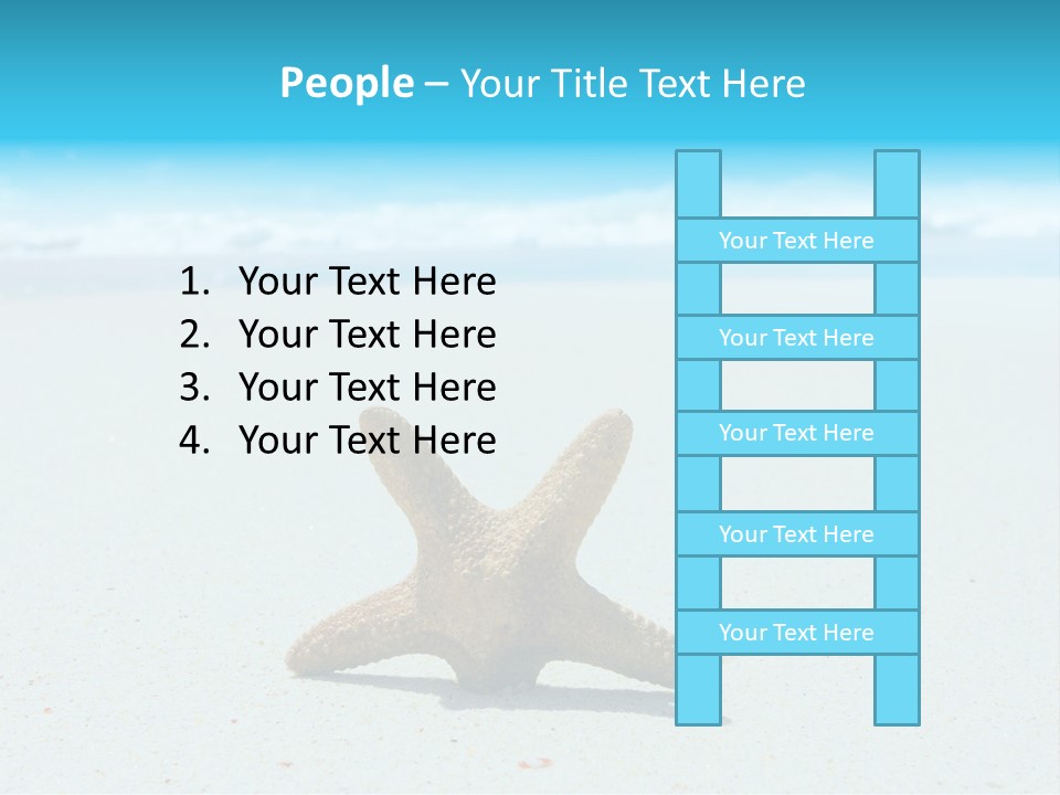 Copy Waves Close PowerPoint Template