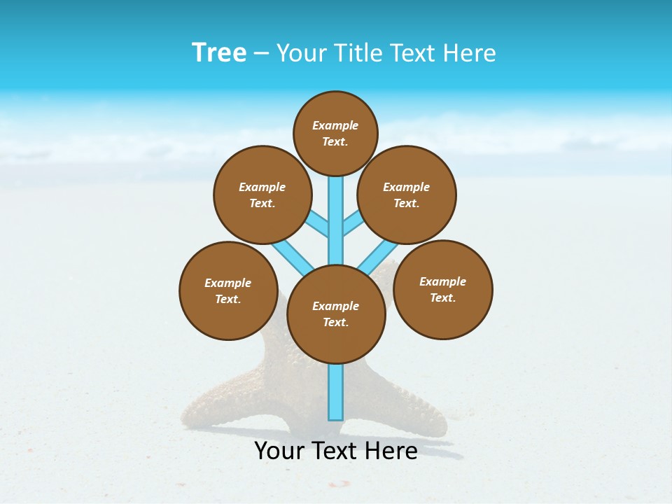 Copy Waves Close PowerPoint Template