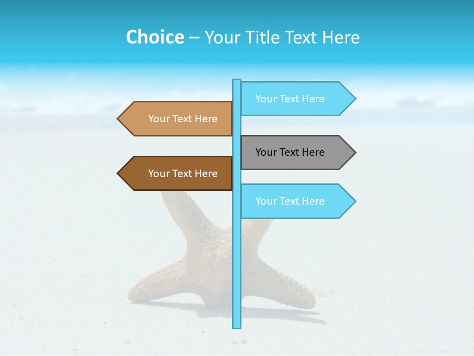 Copy Waves Close PowerPoint Template