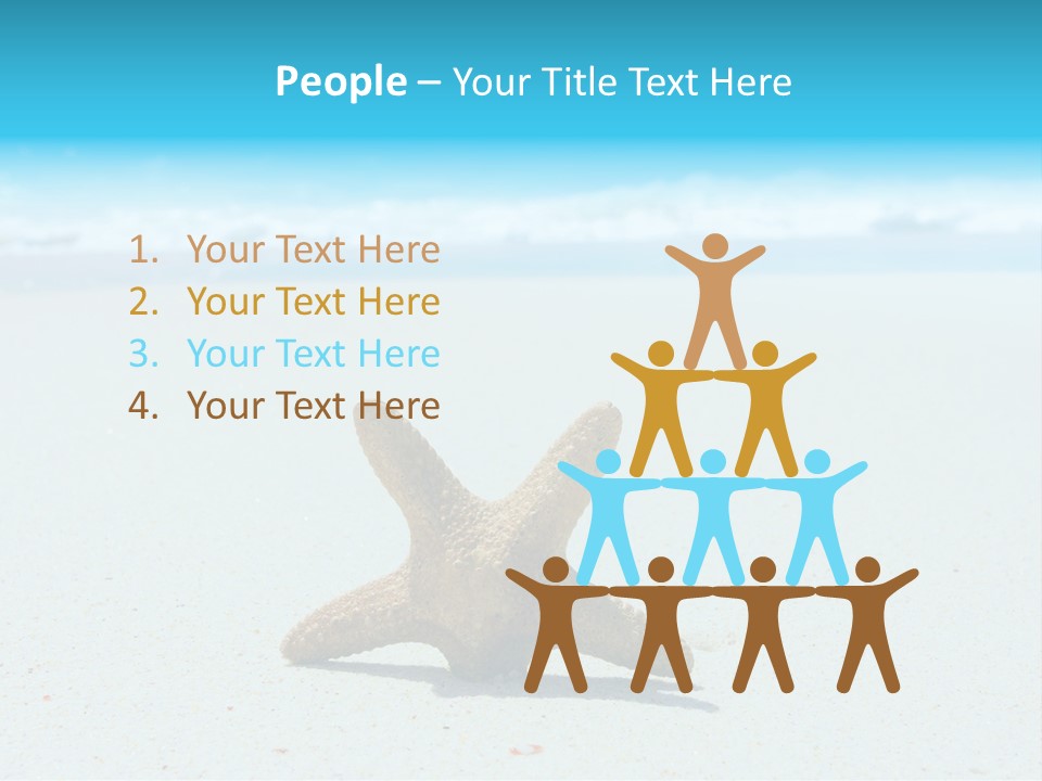 Copy Waves Close PowerPoint Template