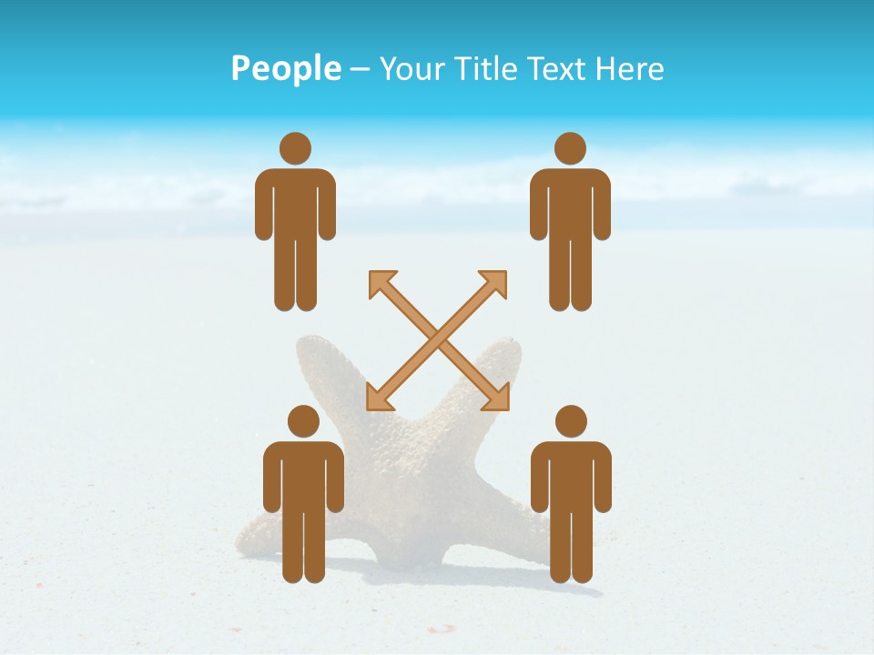 Copy Waves Close PowerPoint Template