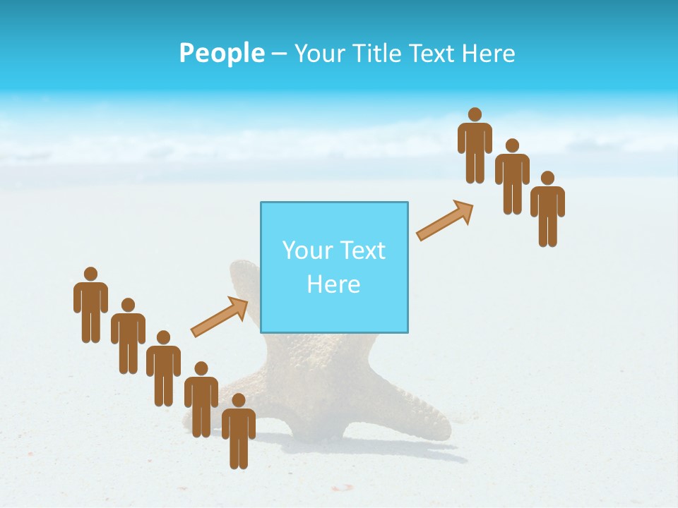 Copy Waves Close PowerPoint Template