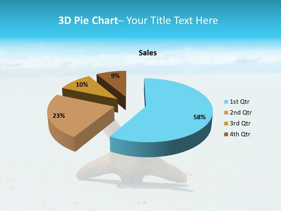 Copy Waves Close PowerPoint Template