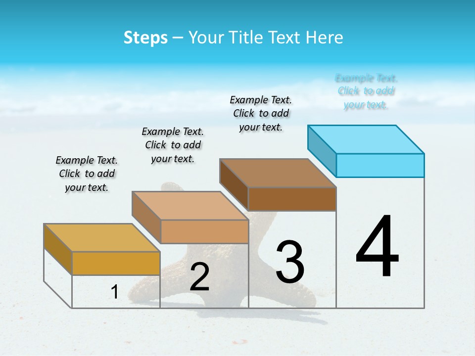 Copy Waves Close PowerPoint Template