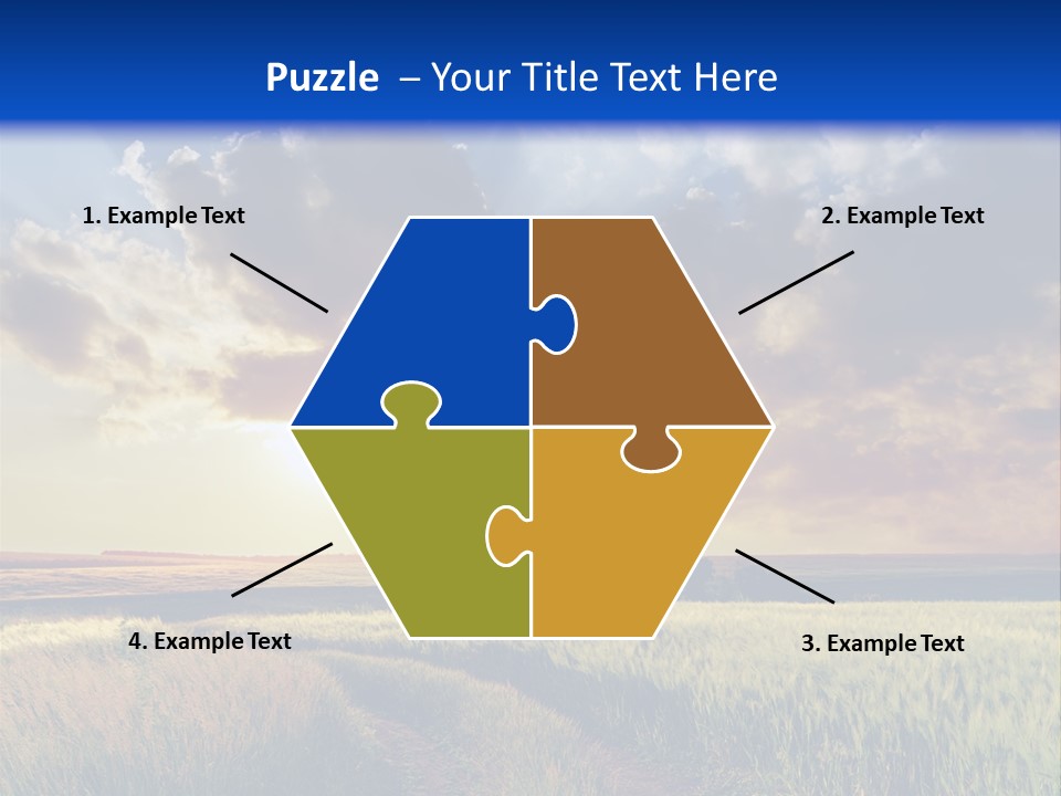 Farmland Sunshine Red PowerPoint Template