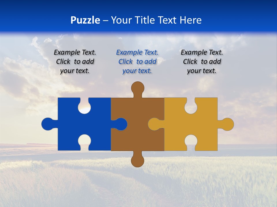 Farmland Sunshine Red PowerPoint Template