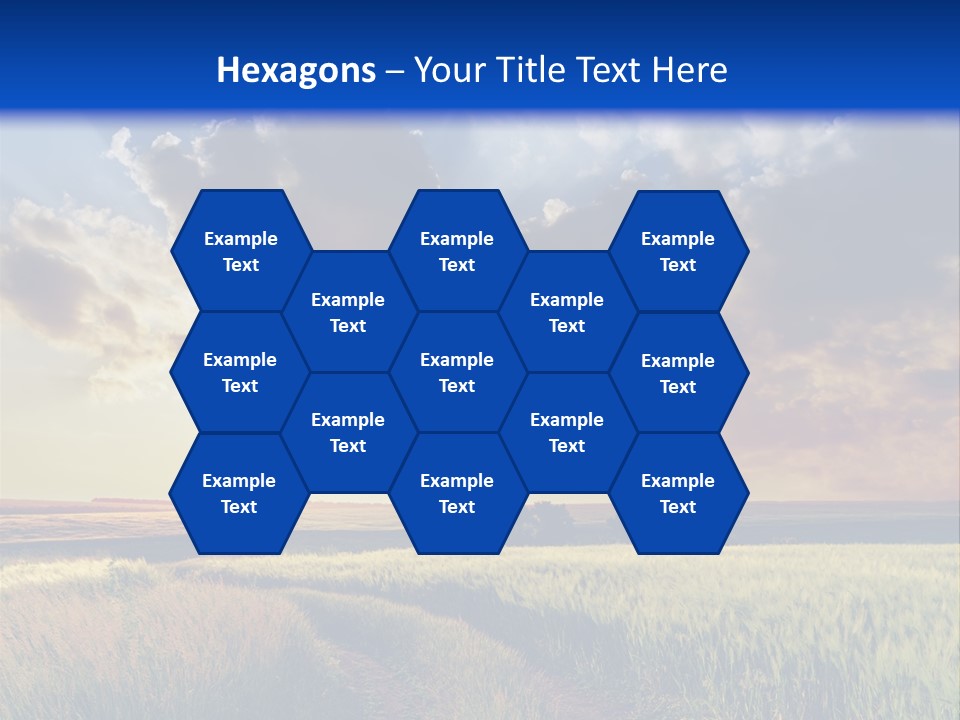 Farmland Sunshine Red PowerPoint Template