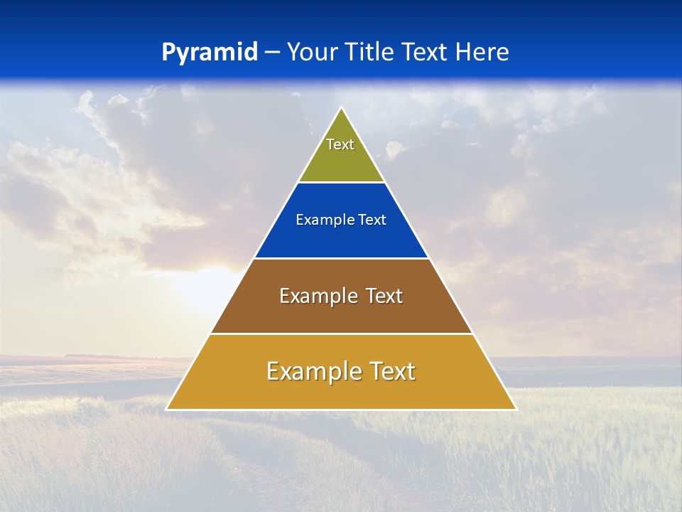 Farmland Sunshine Red PowerPoint Template