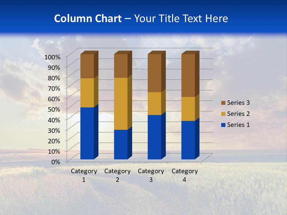 Farmland Sunshine Red PowerPoint Template