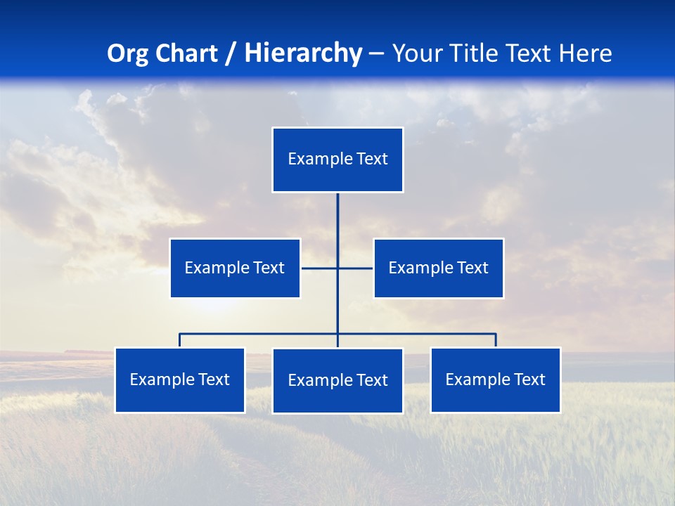 Farmland Sunshine Red PowerPoint Template