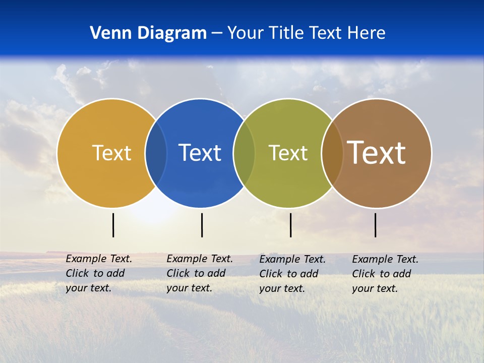 Farmland Sunshine Red PowerPoint Template
