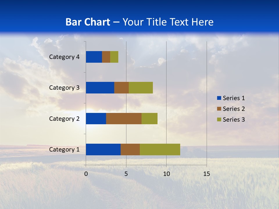 Farmland Sunshine Red PowerPoint Template