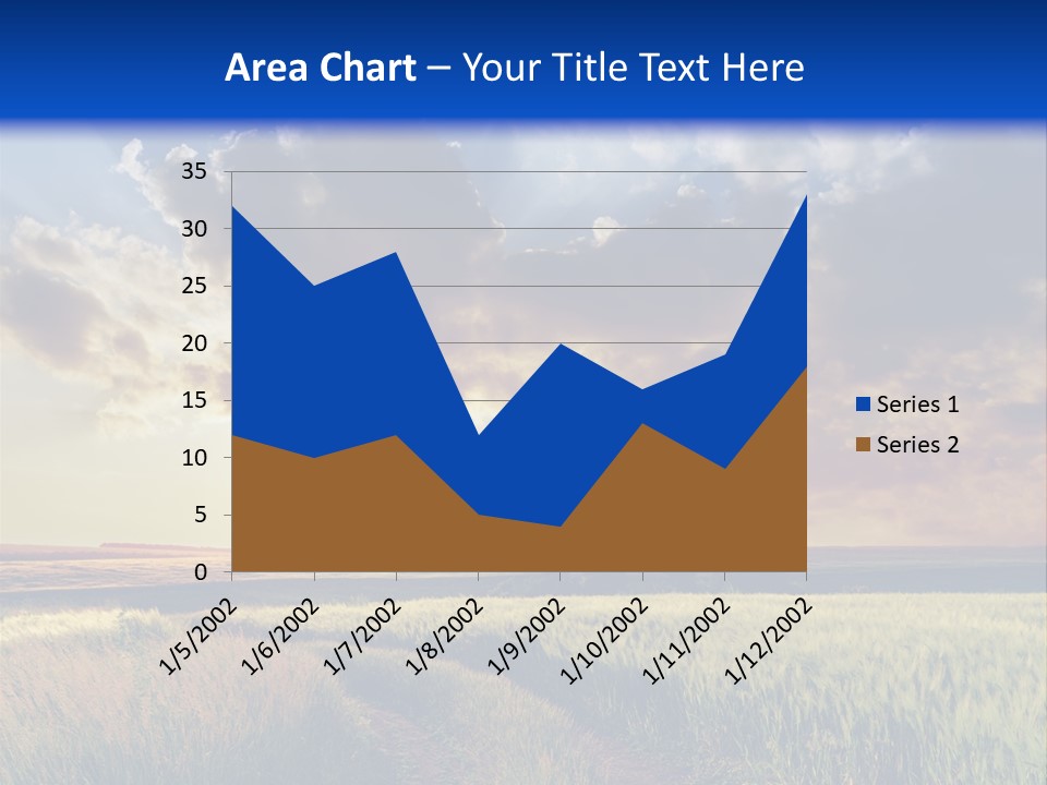 Farmland Sunshine Red PowerPoint Template