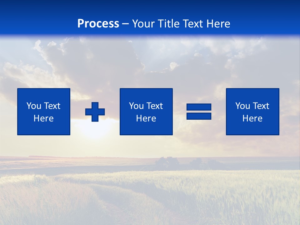 Farmland Sunshine Red PowerPoint Template