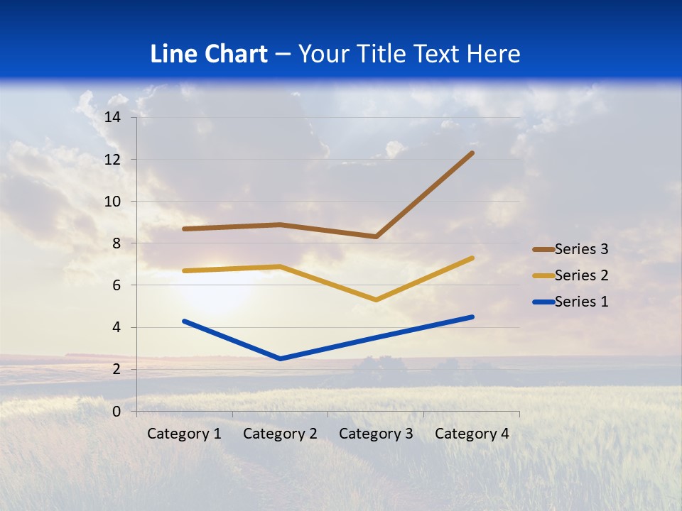 Farmland Sunshine Red PowerPoint Template