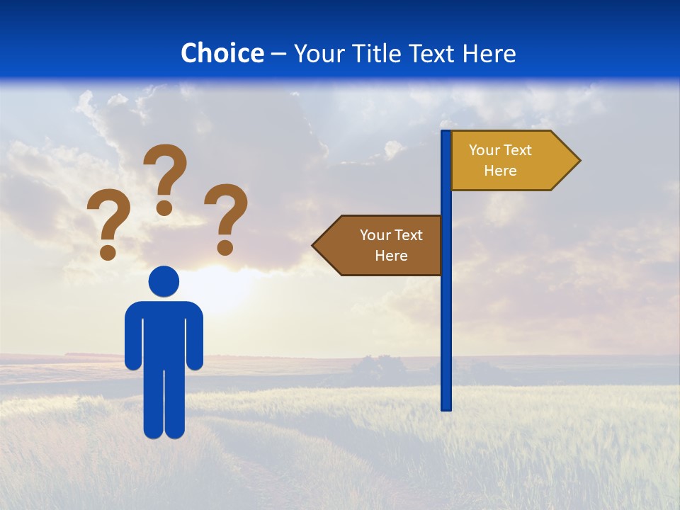 Farmland Sunshine Red PowerPoint Template