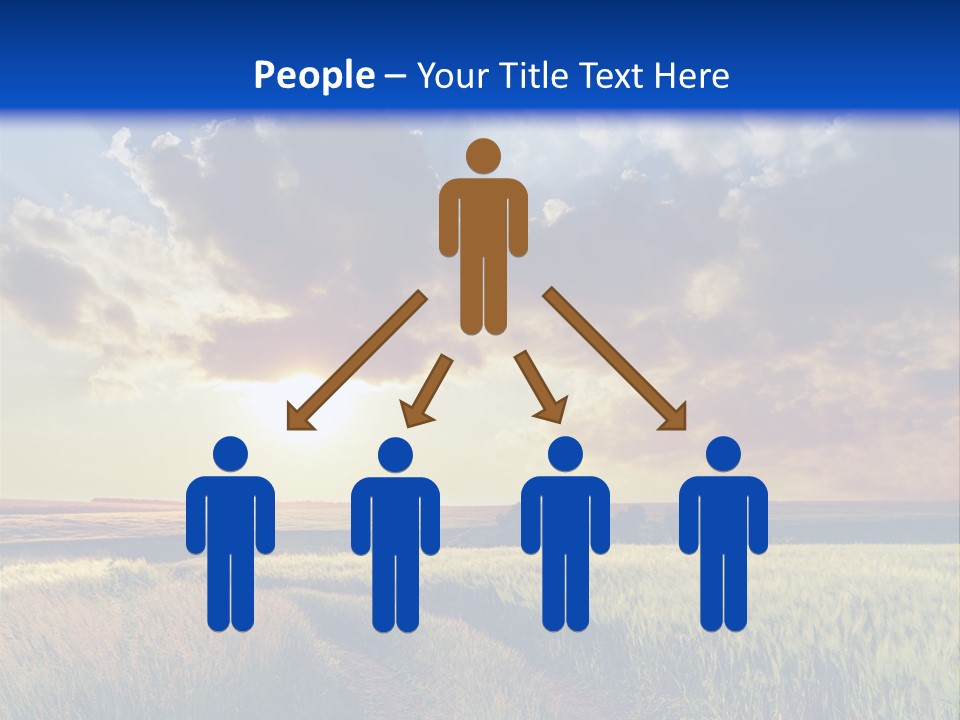 Farmland Sunshine Red PowerPoint Template