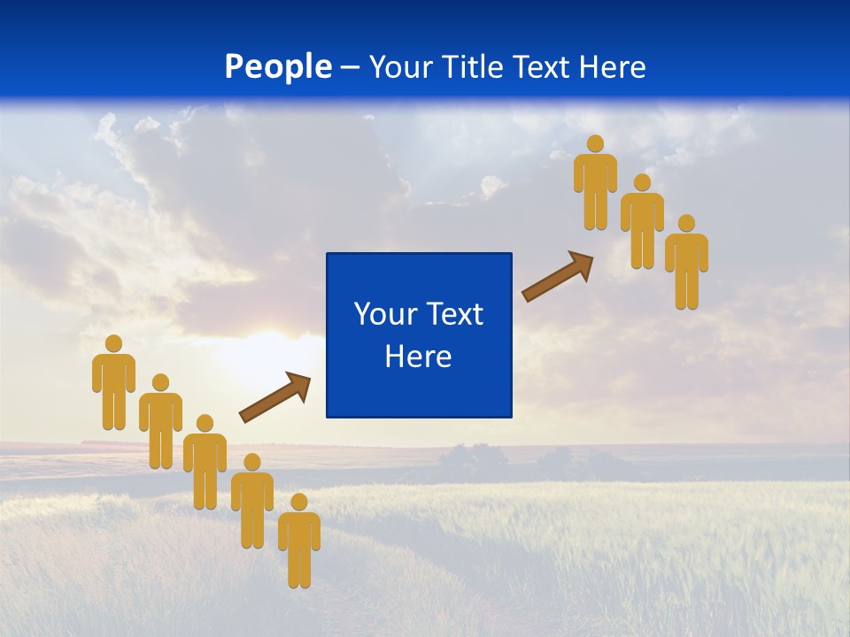 Farmland Sunshine Red PowerPoint Template