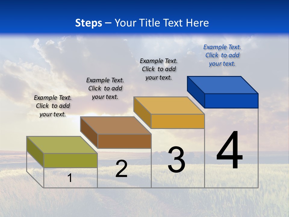 Farmland Sunshine Red PowerPoint Template