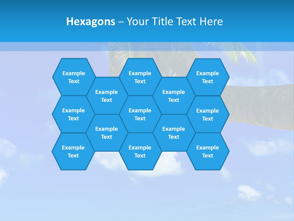 Sunny Blue Shore PowerPoint Template