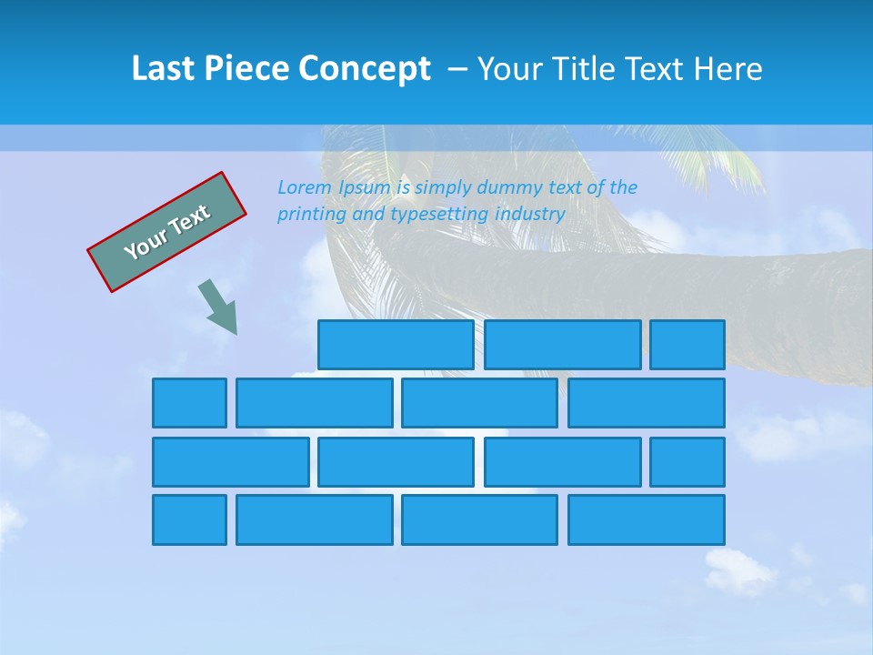 Sunny Blue Shore PowerPoint Template